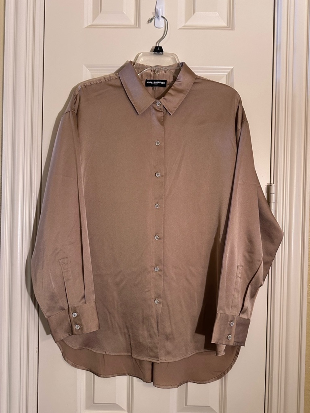 Karl Lagerfeld Fancy Button-Down Dress Shirt